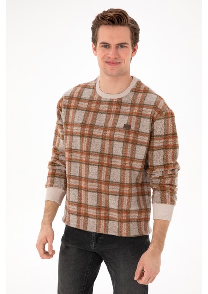Erkek Krem Sweatshirt 50290874-VR071