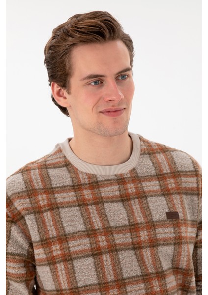 Erkek Krem Sweatshirt 50290874-VR071 fiyatları