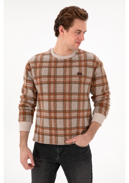 Erkek Krem Sweatshirt 50290874-VR071 modelleri