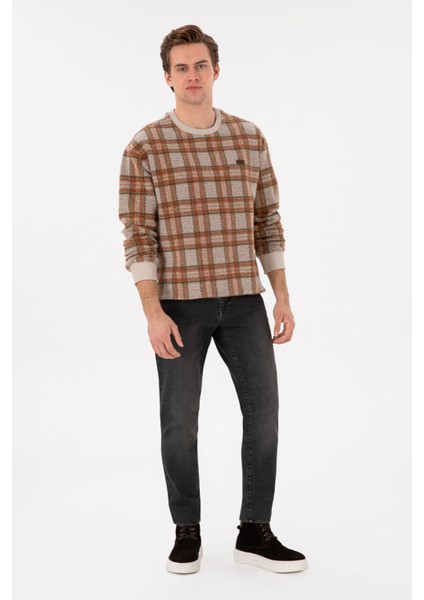 Erkek Krem Sweatshirt 50290874-VR071 fırsatları