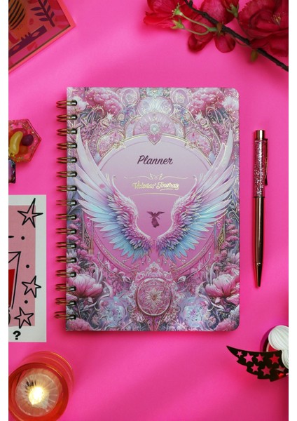 Victoria's Journals Haftalık Süresiz Motivasyon Ajandası A5