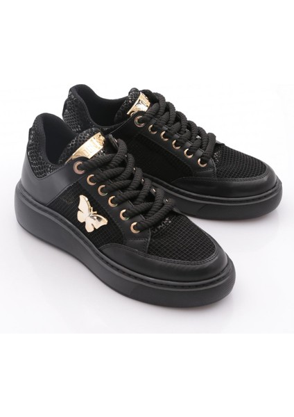 B1007 Kadin Fileli Aksesuarli Sneakers Ayakkabi fiyatları