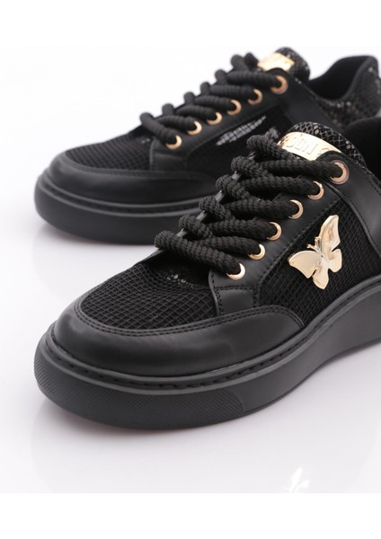 B1007 Kadin Fileli Aksesuarli Sneakers Ayakkabi fırsatları