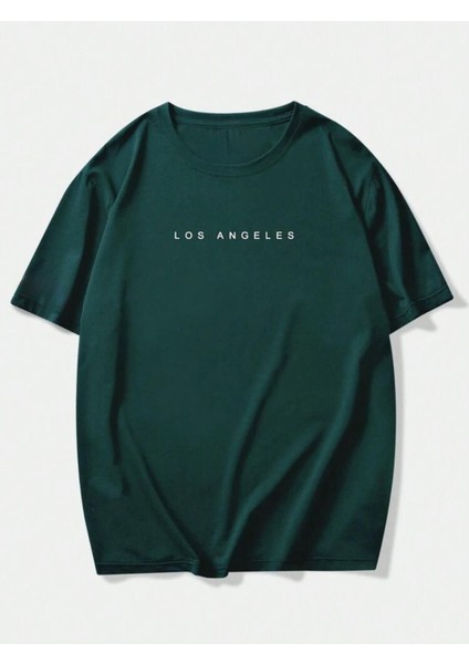 Los Angels Yazı Detaylı Basic T-Shirt fiyatları