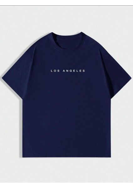 Los Angels Yazı Detaylı Basic T-Shirt fiyatları