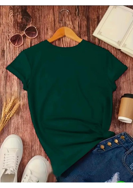Iç Içe Kalpler Baskılı Basic T-Shirt fiyatları