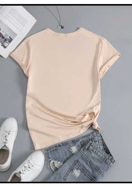 Peace Love Baskılı Basic T-Shirt fiyatları