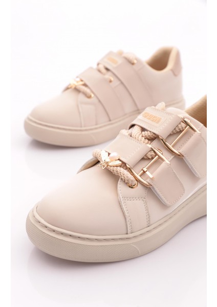 B1005 Kadin Aksesuarli Kemer Detayli Sneakers Ayakkabi fırsatları