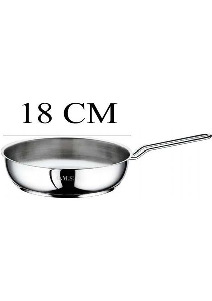 Çelik Tava 18X5 cm Cam Kapaklı fiyatları