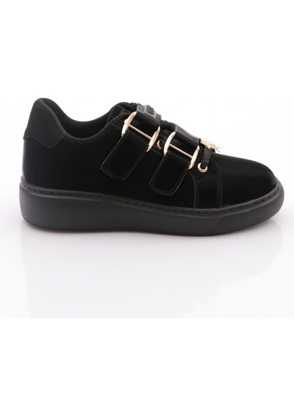 B1005 Kadin Aksesuarli Kemer Detayli Sneakers Ayakkabi
