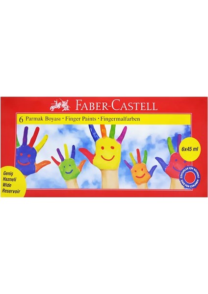 Parmak Boyası 6 RENKX45ML (160422)