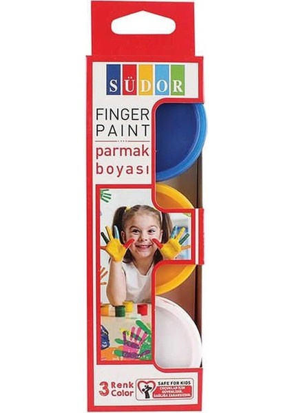 Parmak Boyası 3'lü Takım