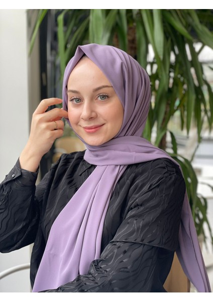 Koyu Lavanta Sima Medine Ipeği Şal