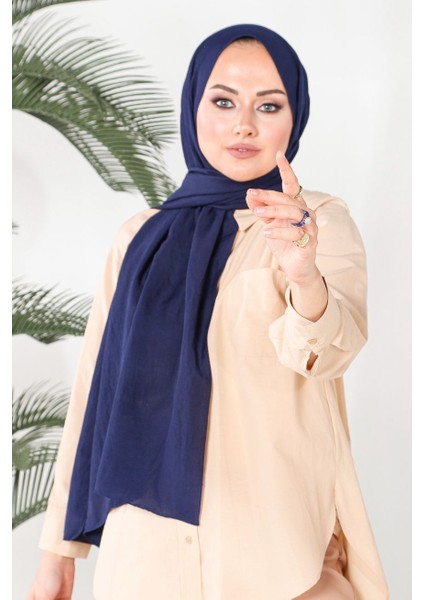 LACİVERT Harem Scarf İncila Şal modelleri