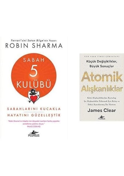 Sabah 5 Kulubu-Atomık Alıskanlıklar=2 Set