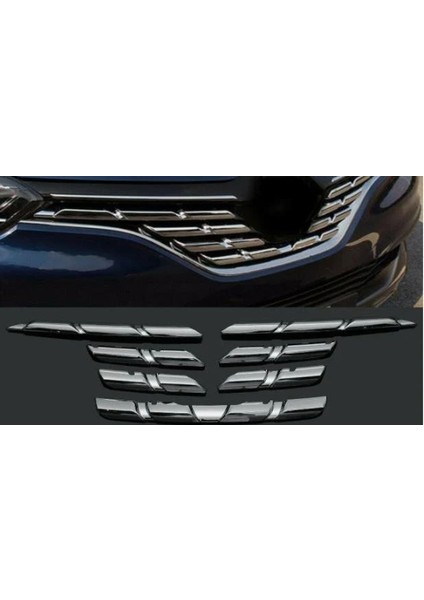 Renault Kadjar Uyumlu Ön Panjur Krom 2015 - 2019