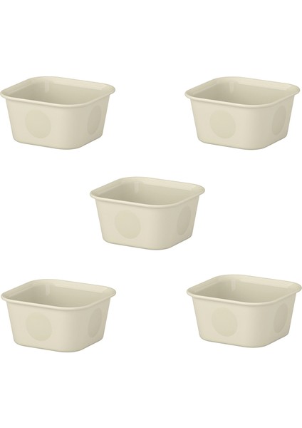 5 Adet Dolap Içi Düzenleyici Kutular 10 x 10 x 5 cm Ikea 5'li Set Organizer Masaüstü Çekmece Içi Saklama Kutusu