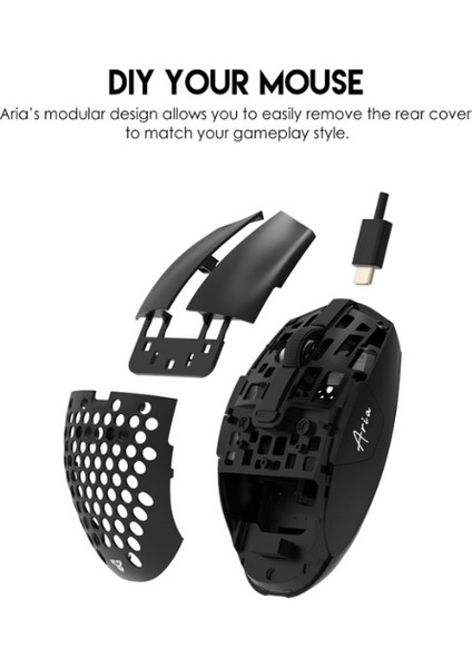 Arıa Xd7 Superlıght Kablosuz Oyuncu Mouse PAW339