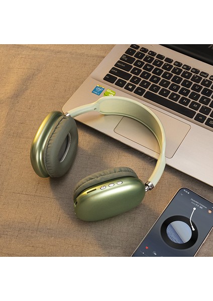 P9 Air Pro Max Kablosuz 5.0 Yüksek Kaliteli Bluetooth Kulak Üstü Kablosuz Mikrofonlu Kulaklık