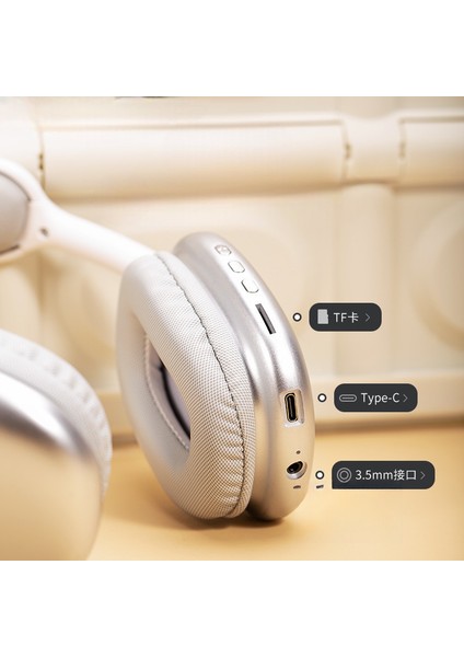 P9 Air Pro Max Kablosuz 5.0 Yüksek Kaliteli Bluetooth Kulak Üstü Kablosuz Mikrofonlu Kulaklık