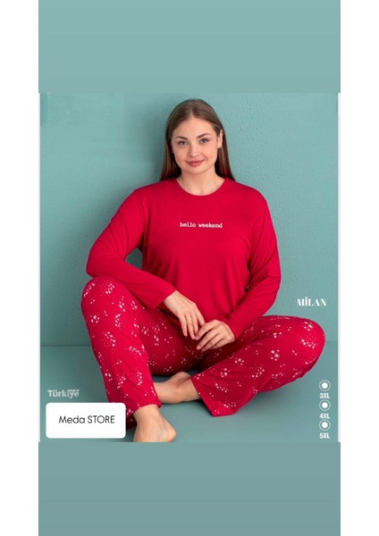 Milan Kumaş Pijama Takımı