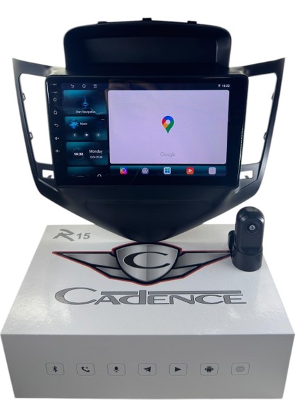 Chevrolet Cruze 2009-2012 Cadence R15 (Dvr Kayıt Cihazı Hediye) Pro Oem Multimedia