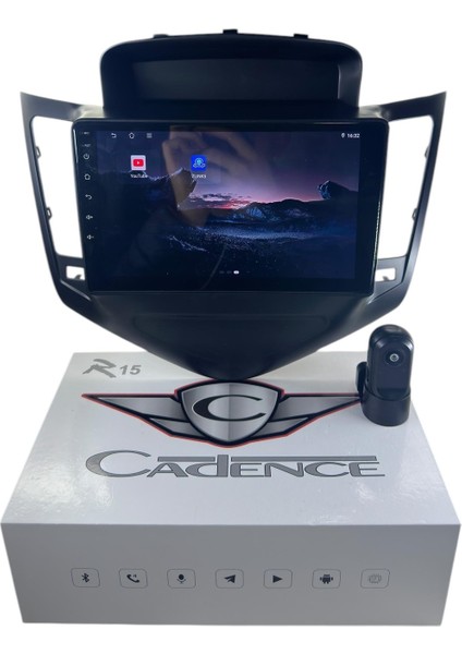 Chevrolet Cruze 2009-2012 Cadence R15 (Dvr Kayıt Cihazı Hediye) Pro Oem Multimedia