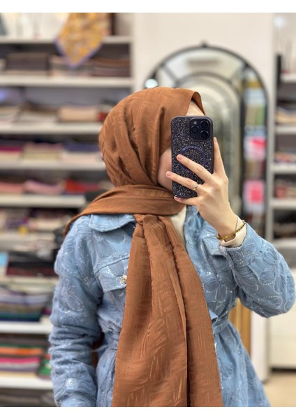 Çikolata Harem Scarf Lyocell Elisa Şal