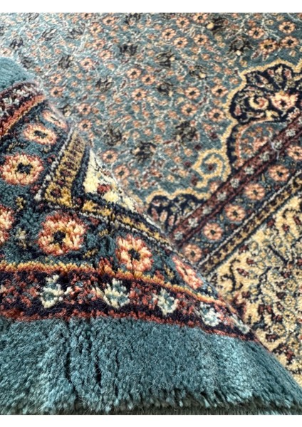 Baharistan Premium PREM02 Göbekli Klasik Salon Halısı Özel Desen Iran Halısı Tarzı Mavi fiyatları
