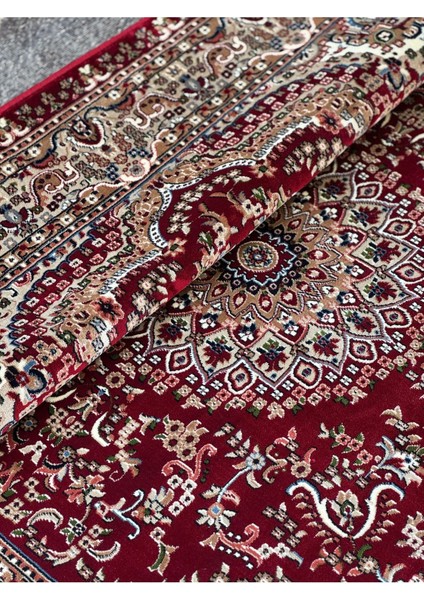 Mda Premium Collection PE1358 Göbekli Klasik Salon Halısı Özel Desen Iran Halısı Tarzı Kırmızı Bordo fırsatları