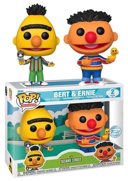 Pop! Vinyl Sesame Street Susam Sokağı Bert & Ernie 2 Pack Figür