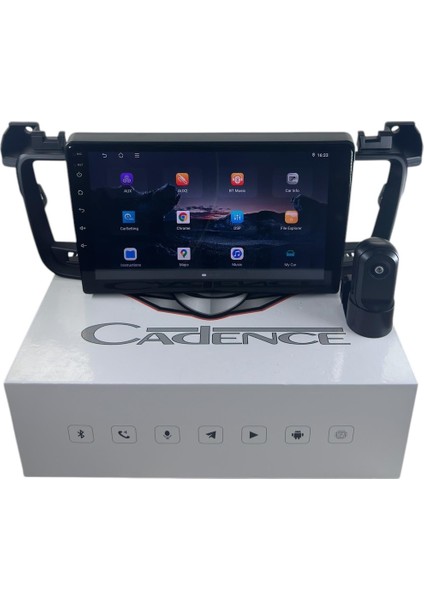 Peugeot 508 2011-2018 Cadence R15 (Dvr Kayıt Cihazı Hediye) Pro Oem Multimedia