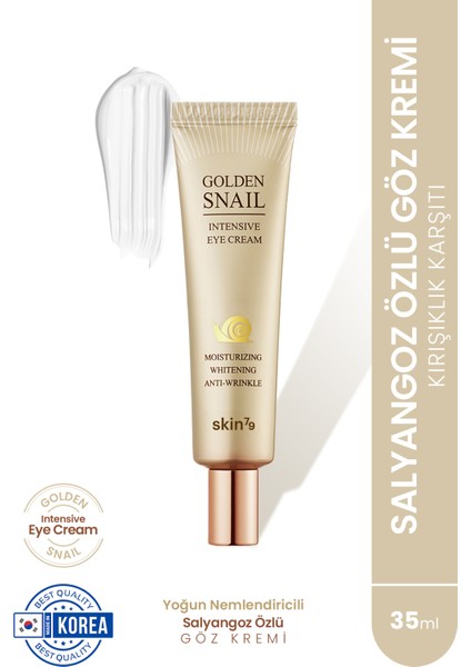 Golden Snail Intensive Eye Cream- Yaşlılık Karşıtı Göz Kremi 35ml