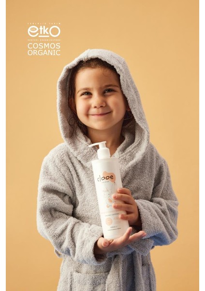 Organik Bebek & Çocuk Saç, Vücut Şampuanı (400ml) - pH Dengeli, Konak Önleyici