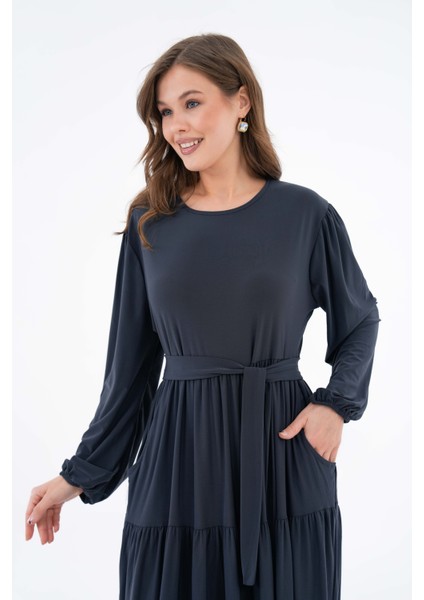 3 Boğumlu Cepli Sandy Elbise indirimleri