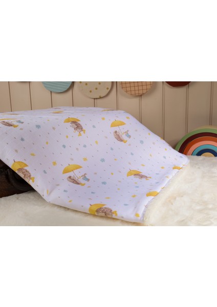 Müslin Wellsoft Peluş Bebek Battaniyesi