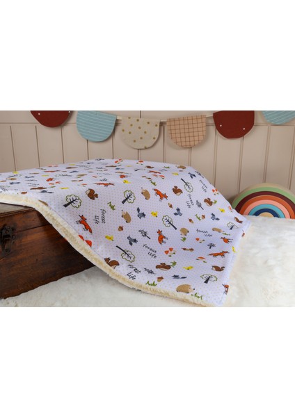 Bebek Müslin Wellsoft Peluş Battaniye