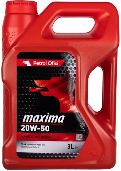 Maxima 20W/50 3lt (Dizel & Benzinli)