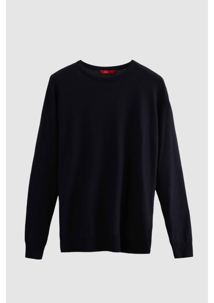 Regular Fit Lacivert Pamuk Karışımlı Triko Kazak 5HF06ORT12004 indirimleri