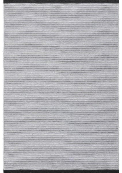 Paradis Gri Renk Fitil Model Yıkanabilir Şönil Kilim