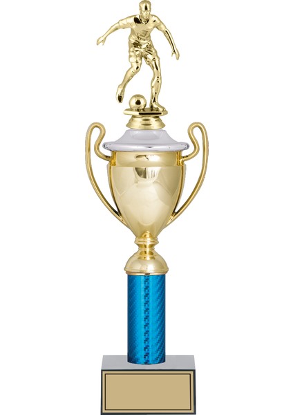 Futbol Figürlü Ödül Kupası-Okul Kupası - Hediye Kupa 41 cm FG022