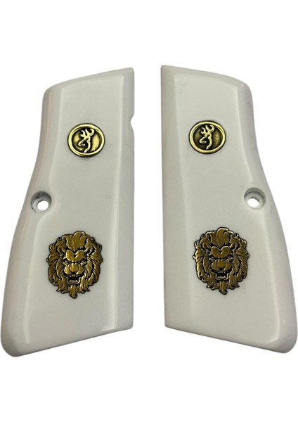 Browning Aslan Logolu Beyaz Pleksi Kbze