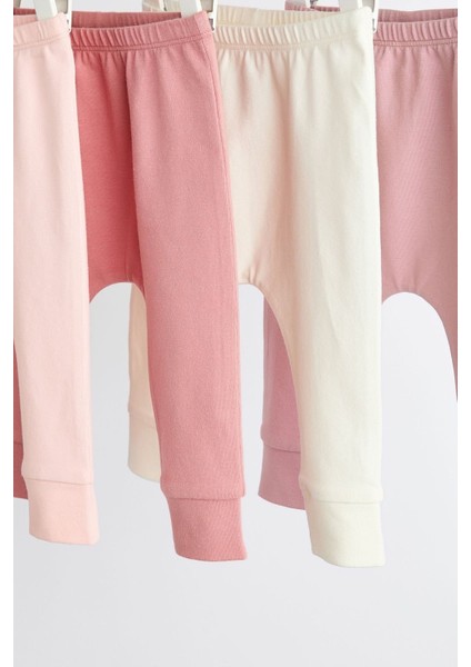 % 100 Pamuklu Pembe Düz 4’lü Eşofman Set