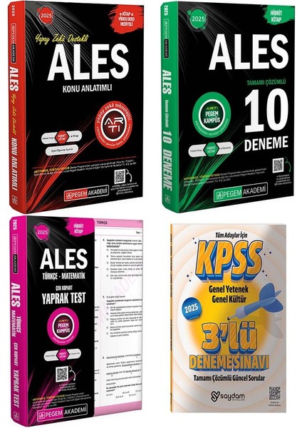 2025 Ales Konu Anlatımı / 2025 Çek Kopart Yaprak Test Ve 2025 Çözümlü 10 Deneme / 2025 3 Deneme
