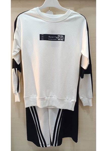 Kız Çocuk Siyah Beyaz Eşofman Takımı indirimleri