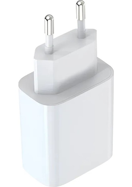 Omix X700 128/256 Uyumlu 35W Type-C Hızlı Şarj Aleti Adaptörü(Başlık) Beyaz