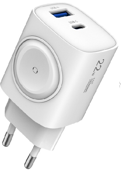 C320 22W Pd + USB + Akıllı Saat Şarj Adaptörü