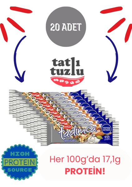 Sportif Bar 20 x 30 gr (Protein Bar) fiyatları