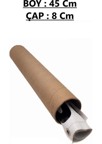 1 Adet Rulo Kargo Tüpü 45 cm Uzunluk 8cm Çap Silindir Kutu Karton Masura Kedi Tırmalama Için Kutu fiyatları