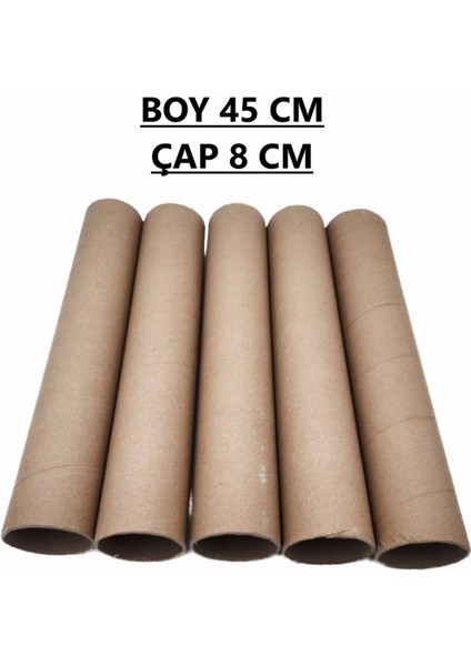 1 Adet Rulo Kargo Tüpü 45 cm Uzunluk 8cm Çap Silindir Kutu Karton Masura Kedi Tırmalama Için Kutu indirimleri